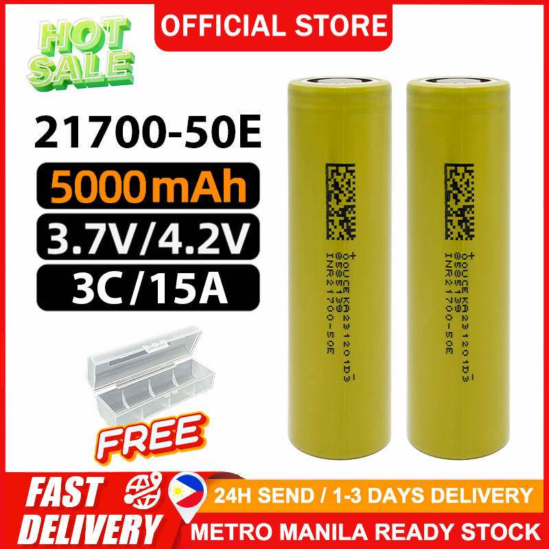 21700 Rechargeable Iithium Ion Battery 5000mAh 5C Original 3.7V 15A Li ...