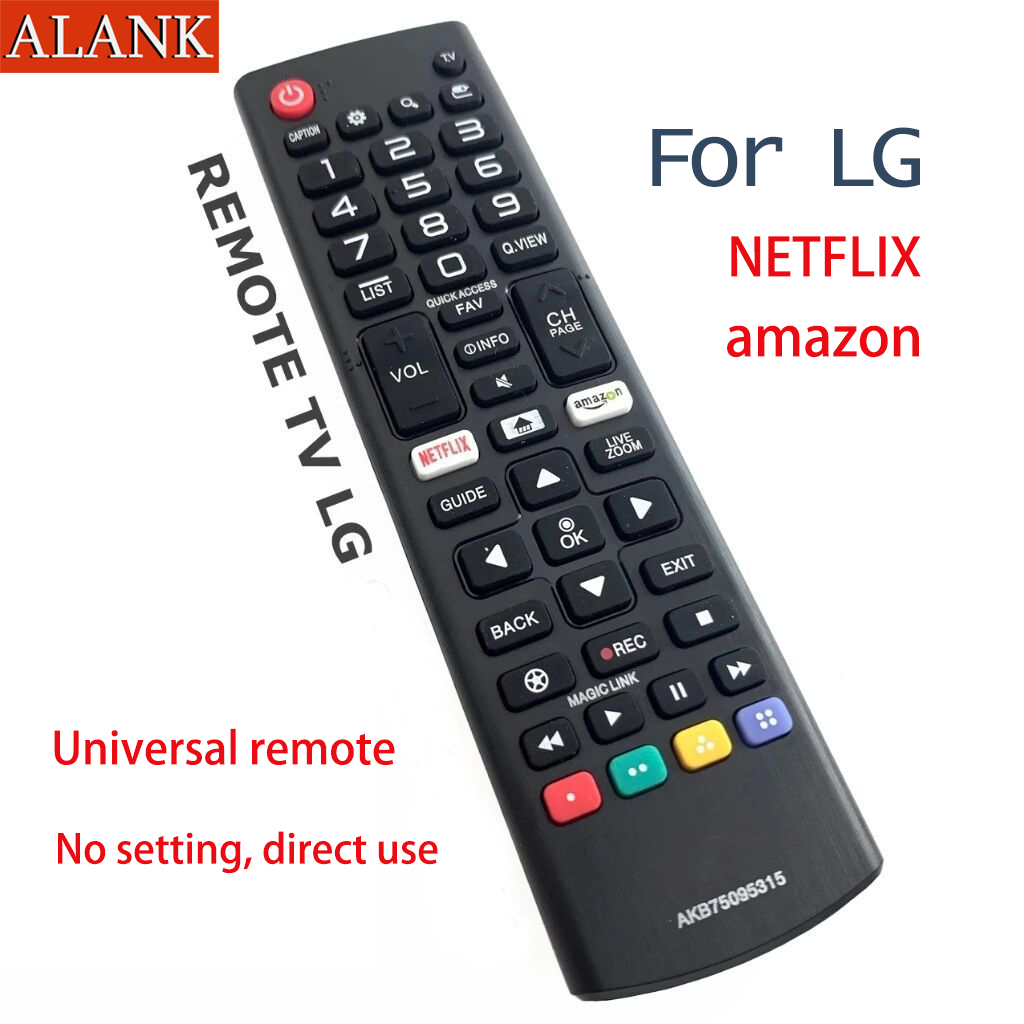 Universal LG LCD Smart TV Remote Control NETFLIX Amazon AKB75095315 ...