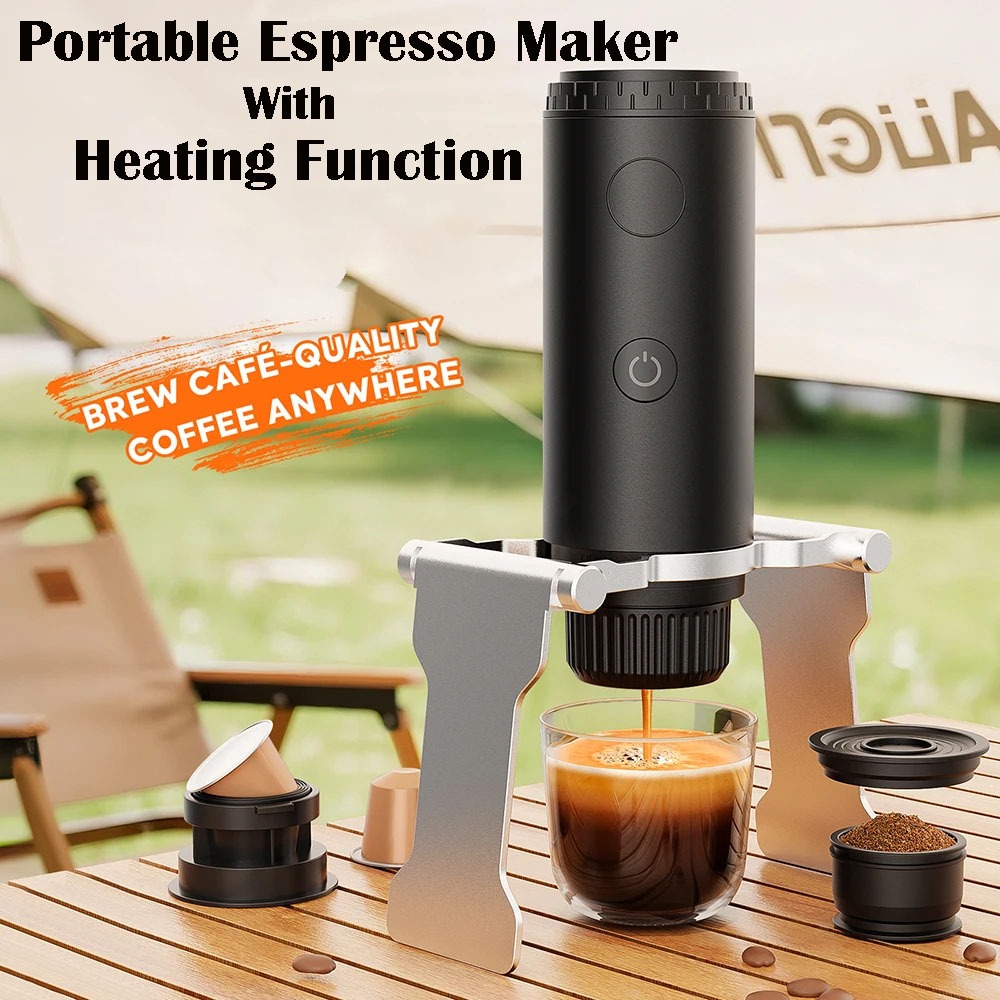 Wireless Electric Portable Espresso Coffee Machine With Heating ...