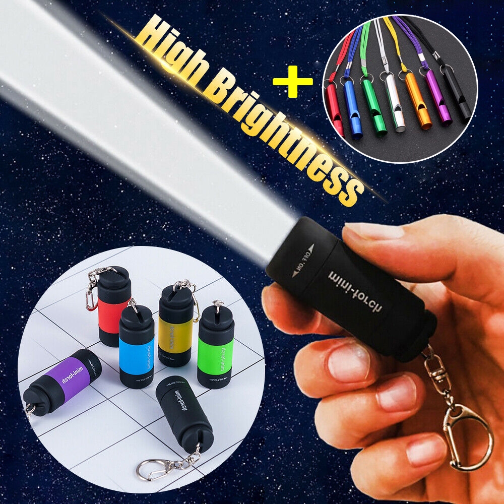 [Buy 1 Get 1 Whistle] COB Work Light Mini Flashlight /Outdoor Camping ...