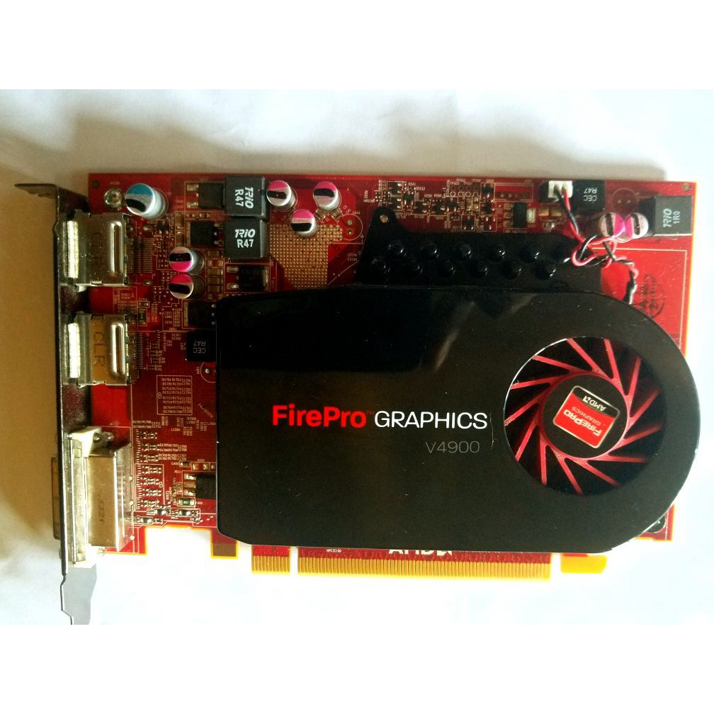 AMD FirePro V4900 1GB GDDR5 128bit graphics card 2*DisplayPort 1*DVI ...
