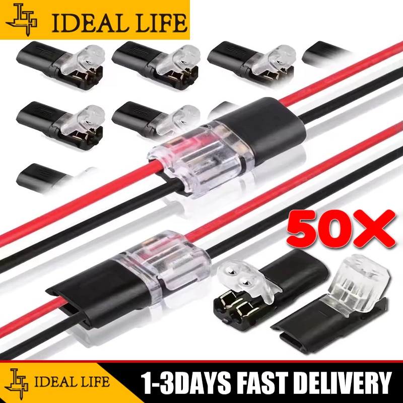 2 Pin Way Plug Car Wire Electrical Cable Crimp Terminals - Waterproof ...