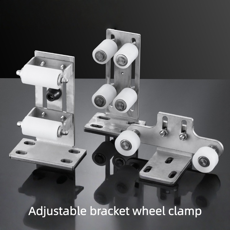 stainless Sliding Gate Top Guide Roller set with L bracket | Shopee ...