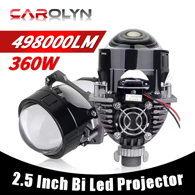 2.5 Inch Bi Led Projector Lens Led Light H4 H7 9005 9006 Car Headlight ...