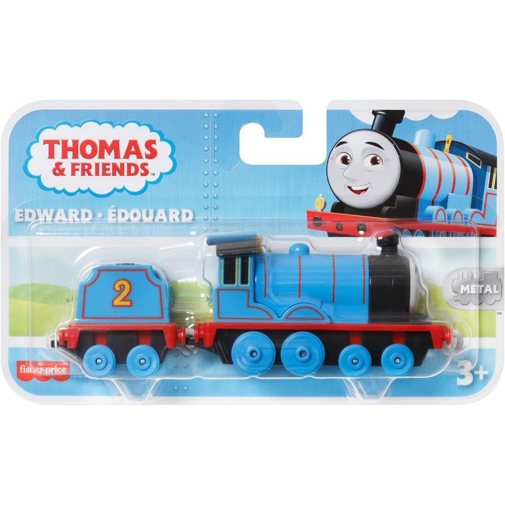 Thomas & Friends Fisher-Price Edward Train, Blue Toy Train, with 1 ...