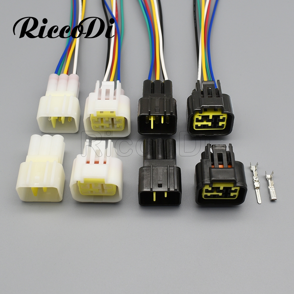 10Kits Furukawa 6 Pin way Male Female Waterproof Electric Adapter Wire ...