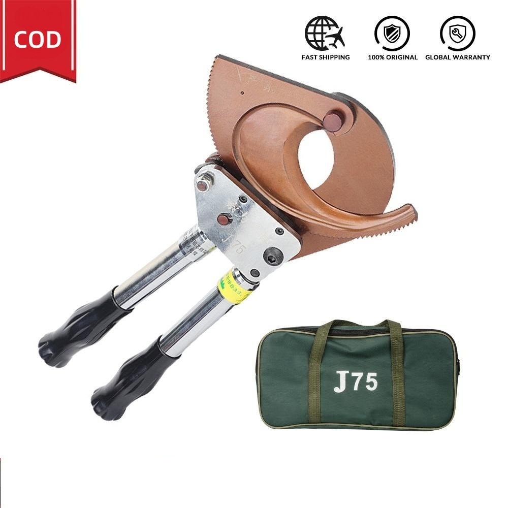 J75 Ratchet Wire Cutters for 3X120mm Cable Manual Steel Stranded Copper ...