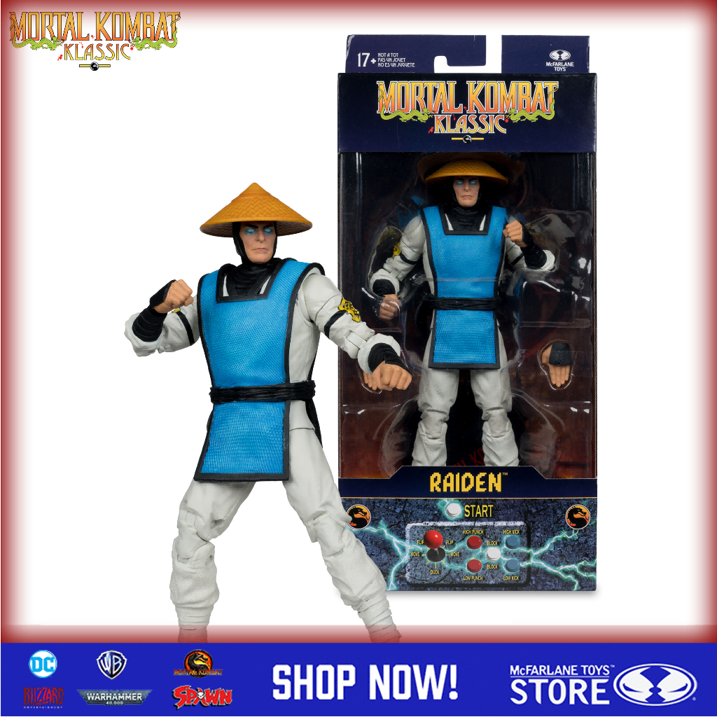 [In Stock] McFarlane Toys Mortal Kombat Klassic RAIDEN 7-inch Action ...