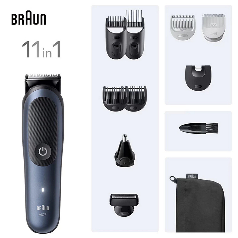 Braun 11-in-1 Trimming Kit Series 7 AIO7540 Multi-Grooming Kit for Men ...