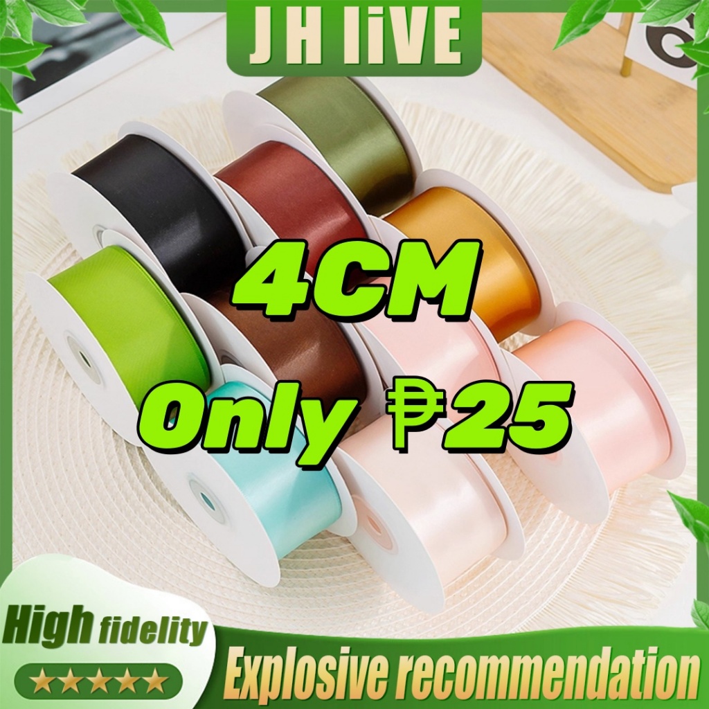 (4cm/22 yards/roll) Ribbon Flower Bouquet Rose Decoration Ribbon ...