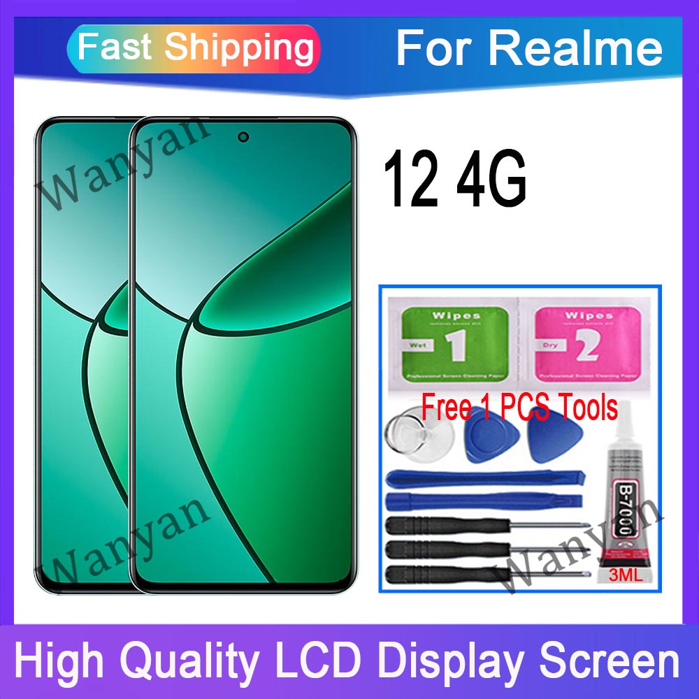DISPLAY REALME 12 4G RMX3871 SCHERMO OLED VETRO TOUCH SCREEN PARI A ORIGINALE