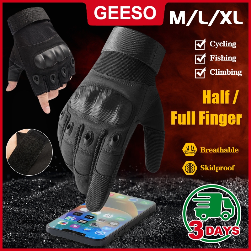 GEESO Motorcycle Gloves Breathable Riding Gloves Outdoor Sports Bike ...