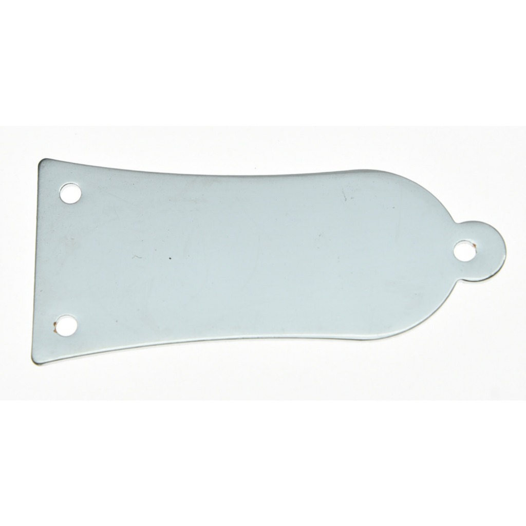 Chrome Metal Blank Truss Rod Cover 3 Hole – Fits Epiphone Style LP Les Paul