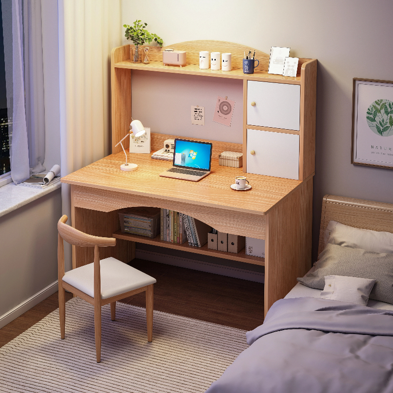 80/100/120CM Student study table desk with drawer storage rack computer ...