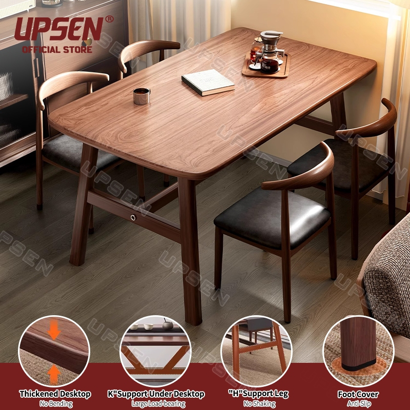 Home Solid Wood Dining Table And Chair Set Dining Table set 4/6 seaters