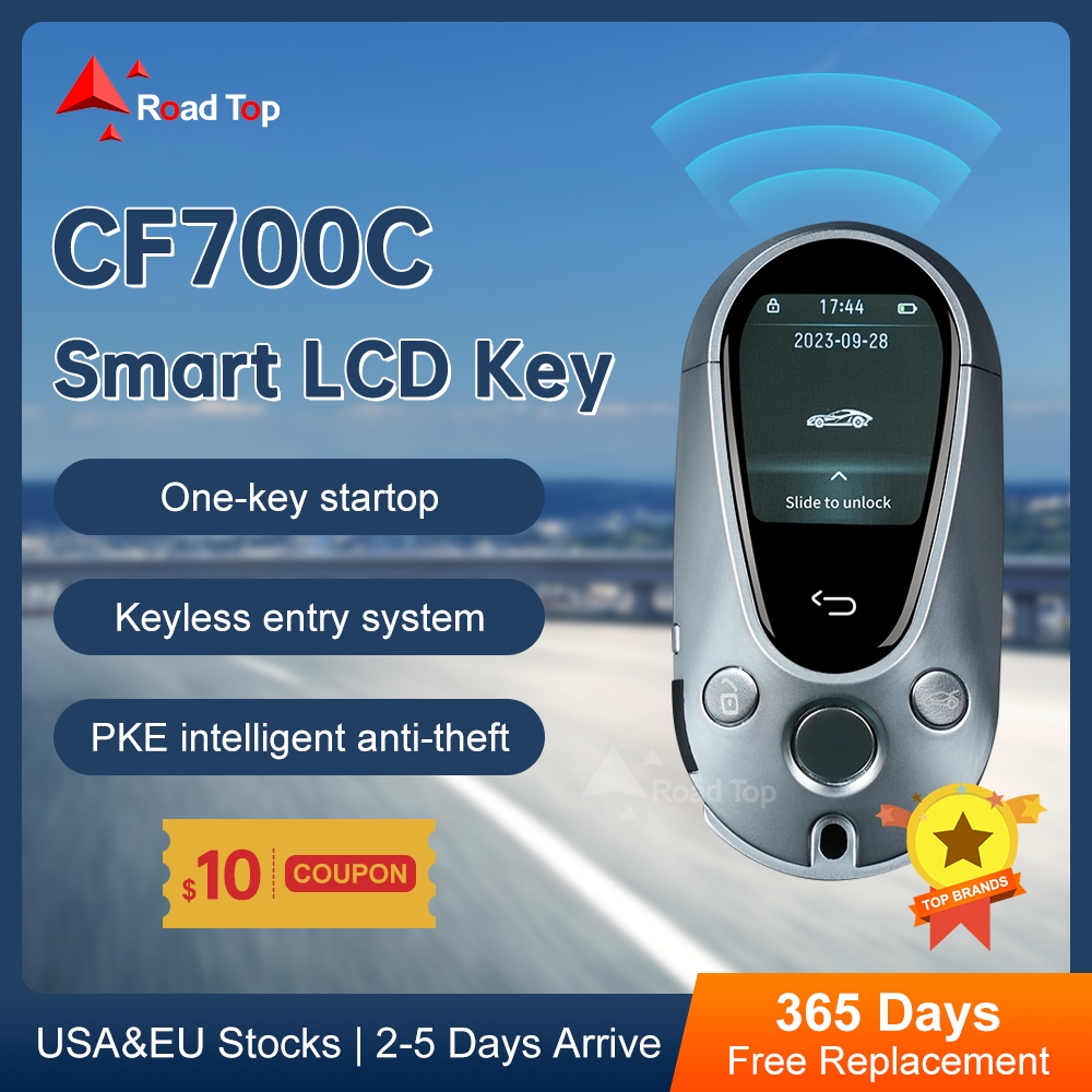 2025 New Remote Car Key Modified Universal Smart LCD Key CF700C For ...