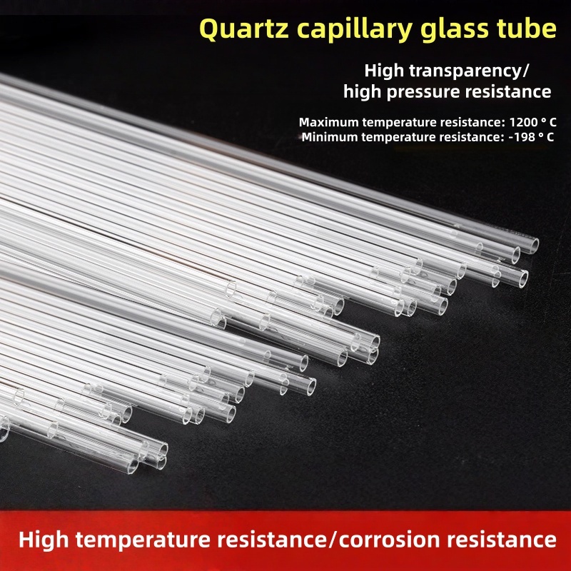1/1.5/2/2.5/3/45mm Quartz Capillary Glass Tube, High Temperature ...