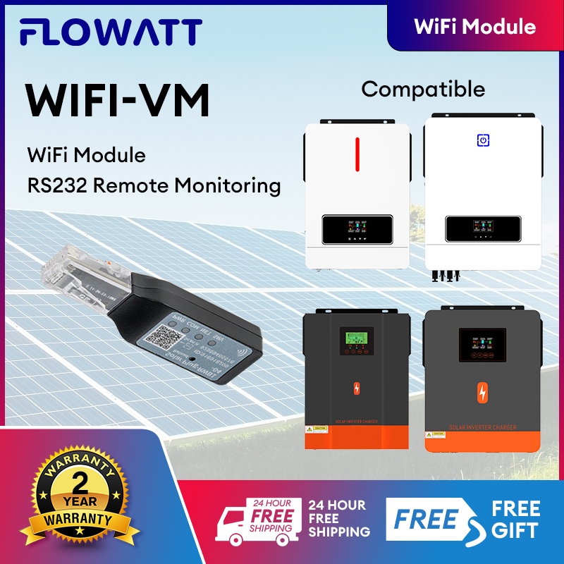Flowatt Wireless WiFi Module Device with RS232 Remote Monitoring ...