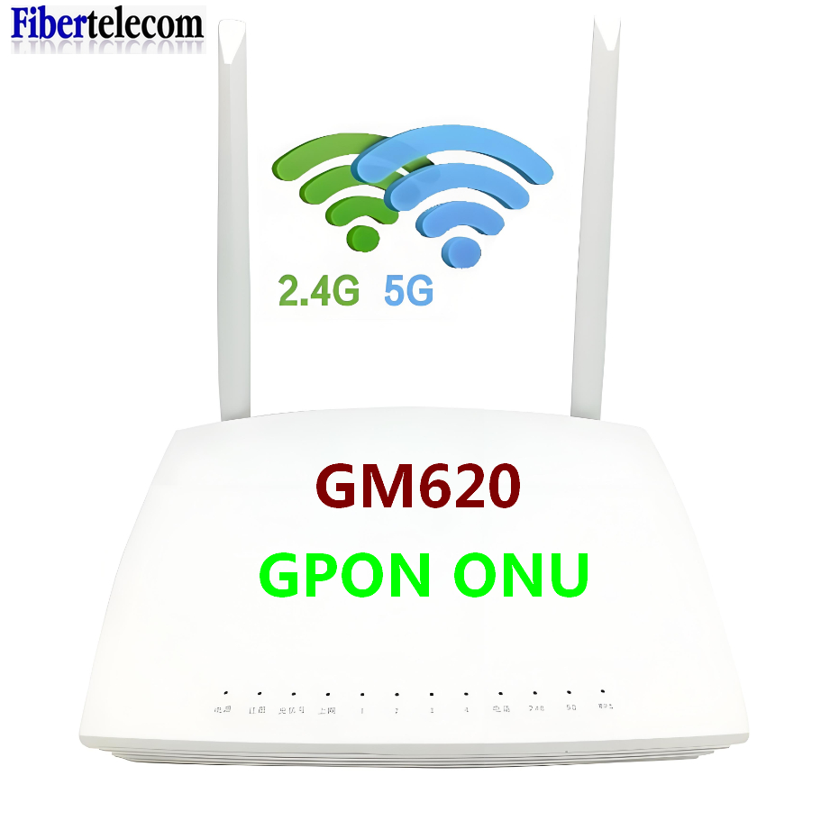 New GM620 GPON ONT termianl with 1GE+3FE+voice+wifi English software ...