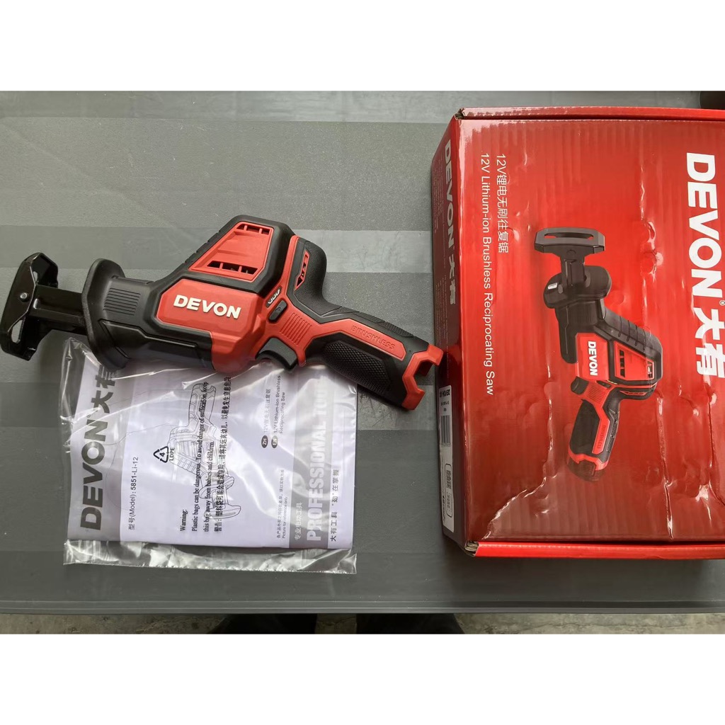 DEVON 12V Rechargeable 5851 Saber Saw Household Small Handheld ...