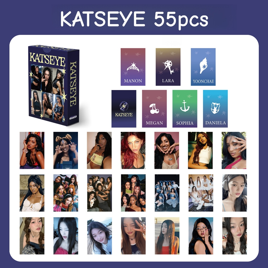 30-124pcs/box KATSEYE BEAUTIFUL CHAOS Gabriela Photocards Soft Is