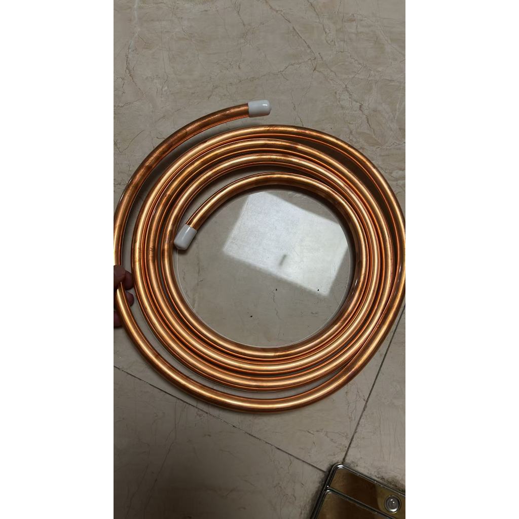 3m Copper Tube Refrigeration Copper Tubing Seamless Hollow Copper Pipe ...