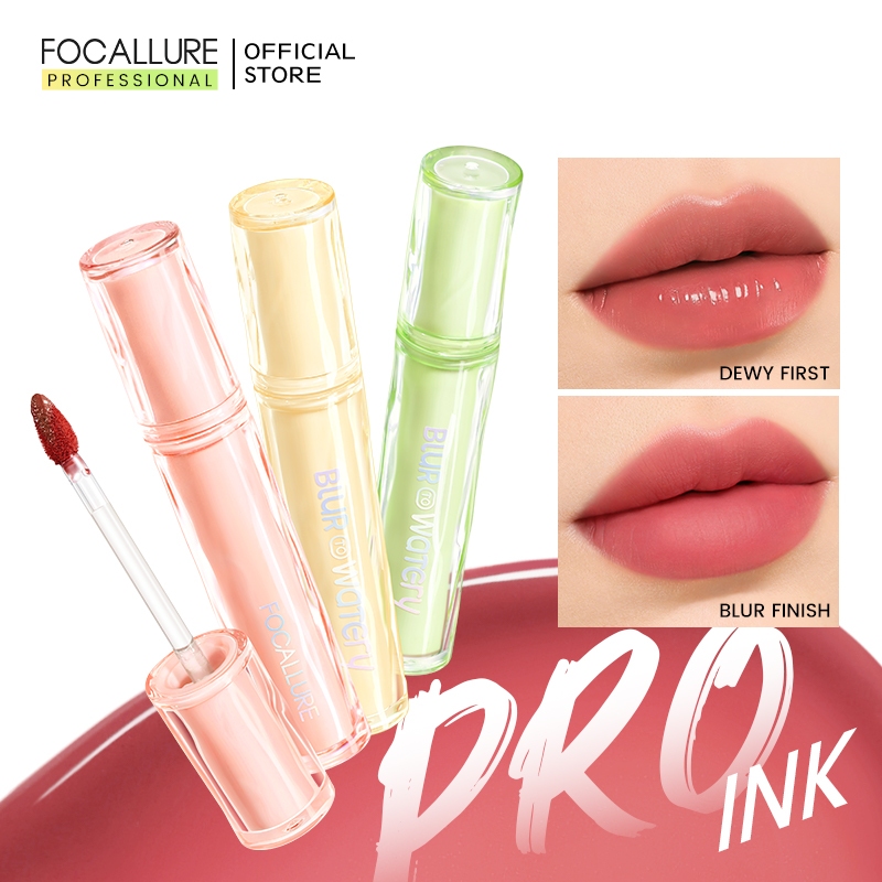 FOCALLURE Pro-ink Watery Lip Tint Long Wear Moisture Lightweight Stain ...