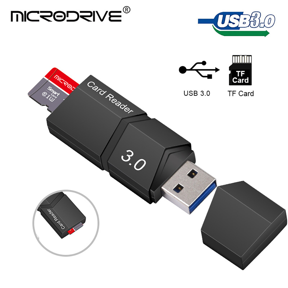 USB 3.0 TF Card Reader - Plug And Play High-Speed Transfer Micro SD ...