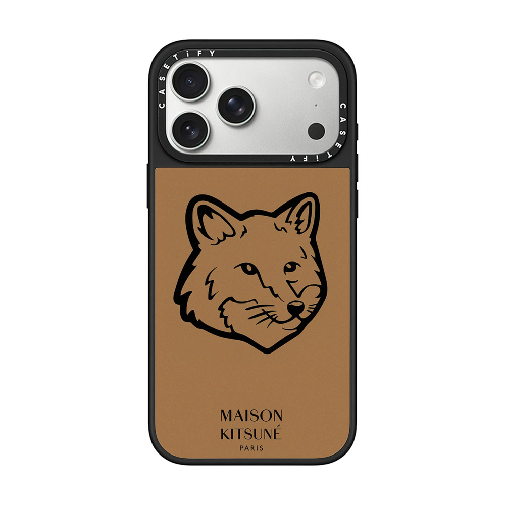 iPhoneアクセサリー Maison Kitsune Fox Medley Case iPhone17 For iPhone 17 16 15 Pro Max Maison Kitsune Fox Medley Case for