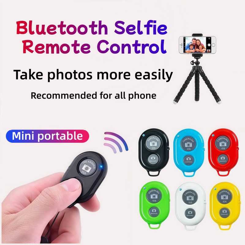 [Wireless Bluetooth Selfie Remote Control ] camera shuther for iphone ...