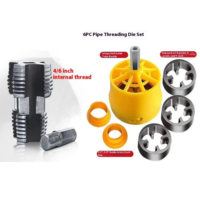 Integrated Internal & External Pipe Dual Threading Tool For 1/2 Inch 3/ ...