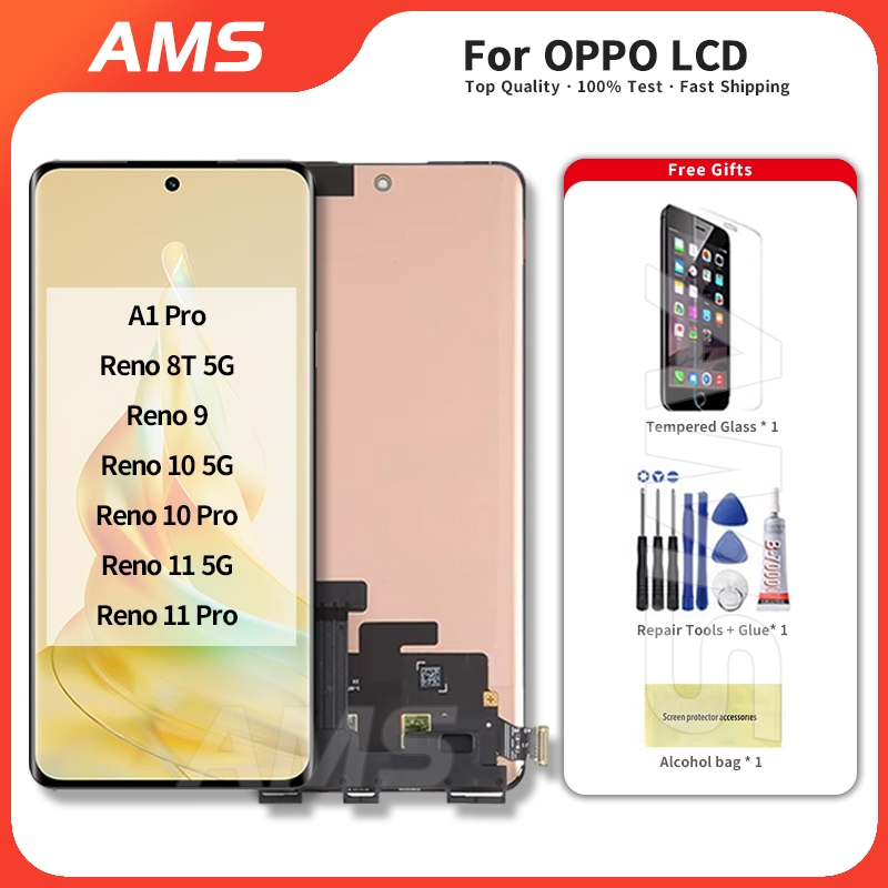 For Oppo A1 Pro/Reno 8T 5G/Reno 9/Reno 10 5G/Reno 10 Pro/Reno 11 5G ...