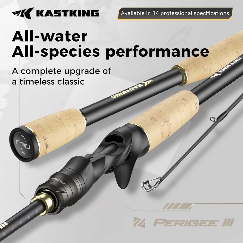 KastKing Perigee III Casting Rod 24T High-Strength Lightweight Carbon ...
