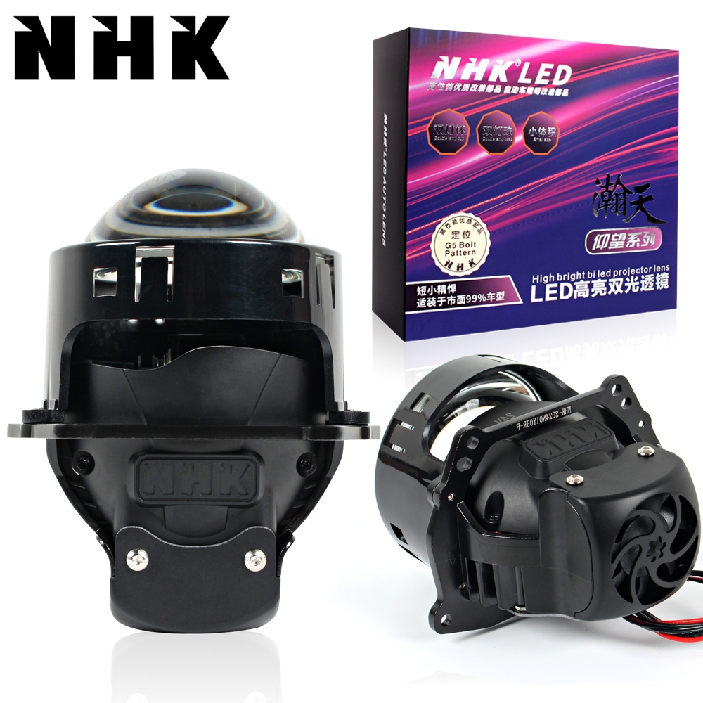 NHK 3.0 inch Mini Bi LED Projector Lens Headlights High and Low beam ...