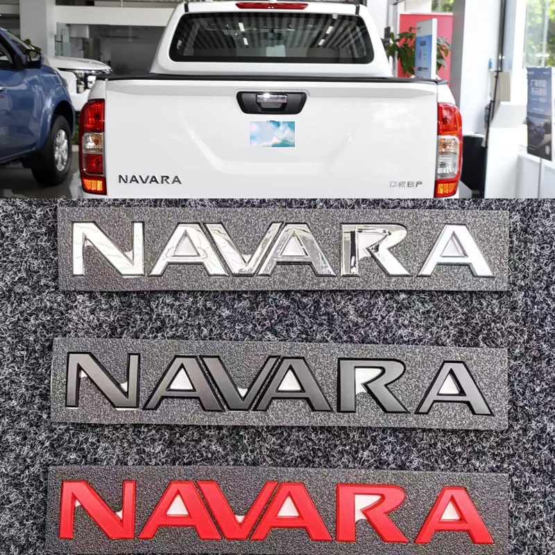 Nissan NAVARA tailgate new model NAVARA car logo pickup truck; off-road ...