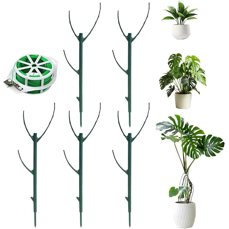 Stackable Plant Support Stakes Climbing Plant Sticks Structures with ...
