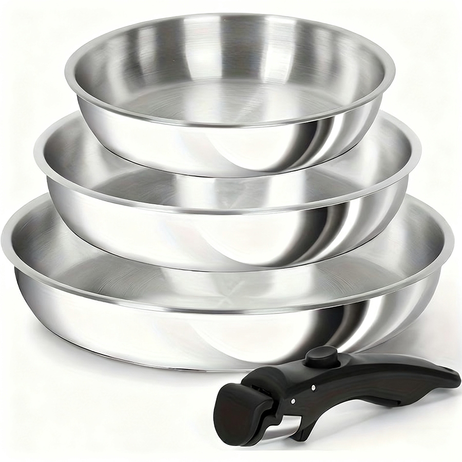 316 Stainless Steel Pot Set, Wok And Stew Pot Set, Induction Cookware ...