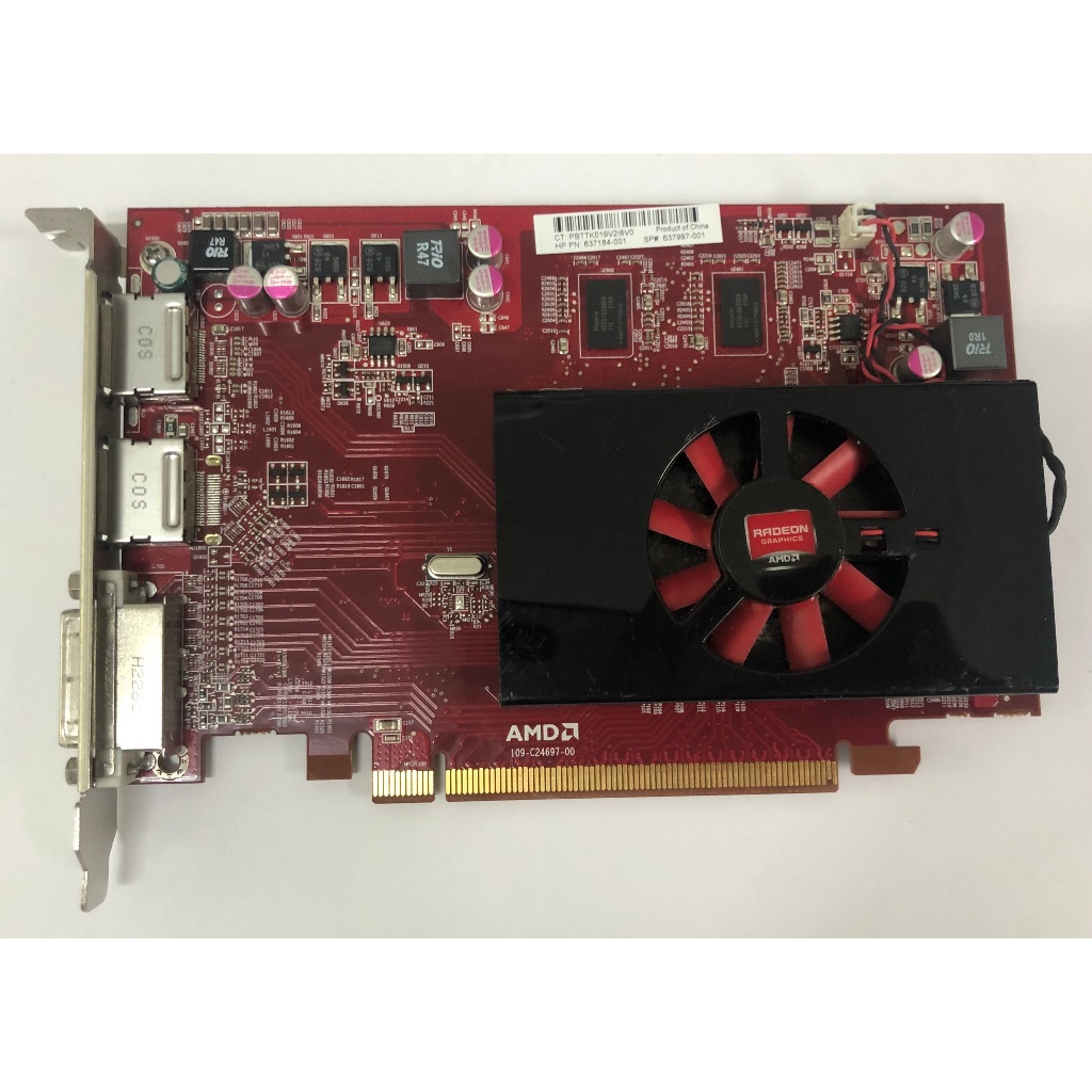 HP 637184-001 AMD ATI Radeon HD6570 1GB DDR3 PCI-E DP DVI Full Height ...
