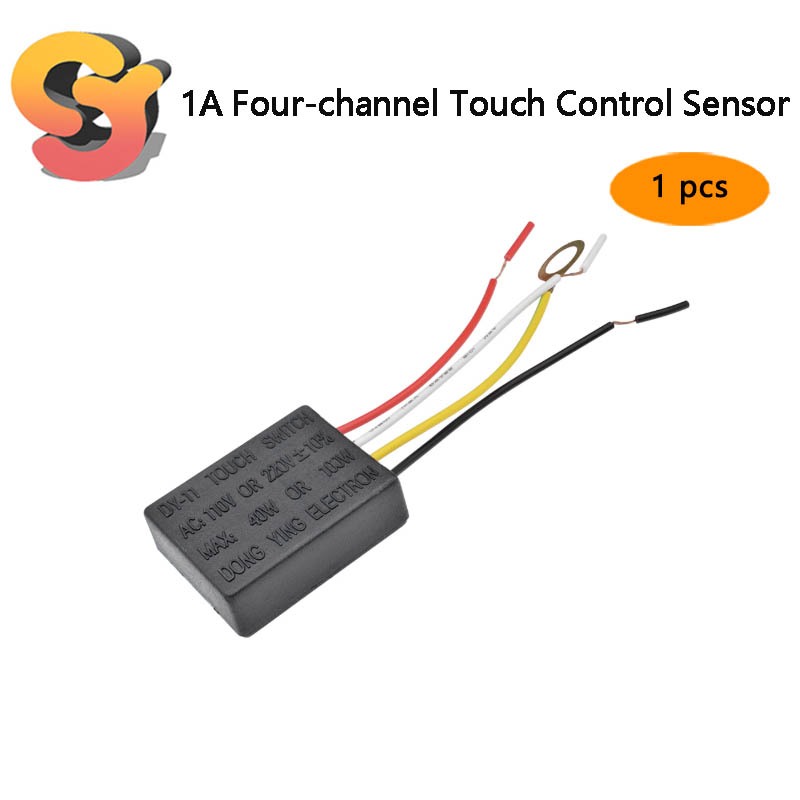 [Ready Stock Supply] 1pc 1A Four-Channel Touch Control Sensor Induction ...