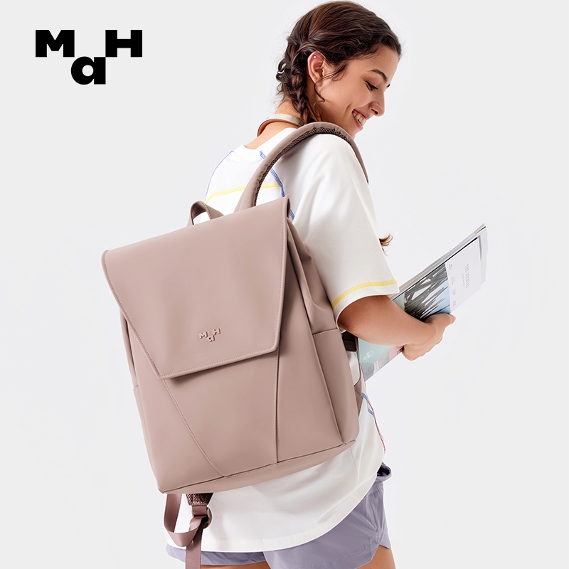 brown leather backpack for men with drawstring Vintage Mens Leather Backpack Drawstring Travel, Brown
