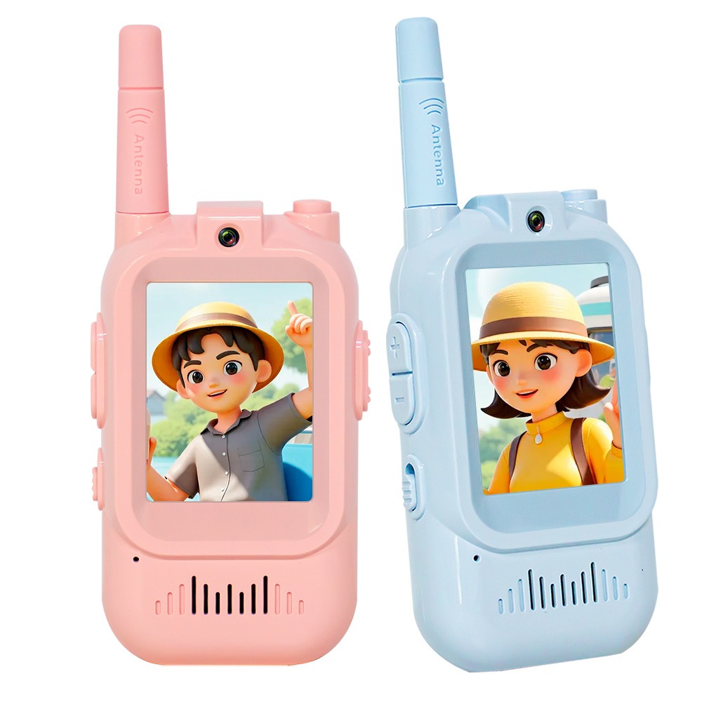 2-inch High-definition Screen Rechargeable Cartoon Intercom With Voice ...