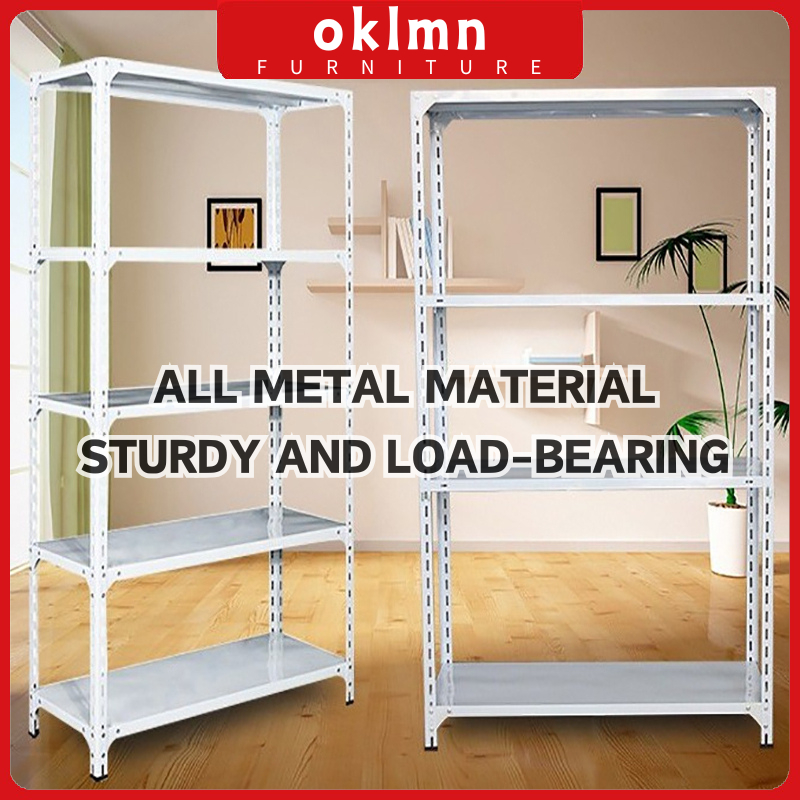5/4/3 Layers Angle Steel display Shelves Organizer Rack Metal Shelf ...
