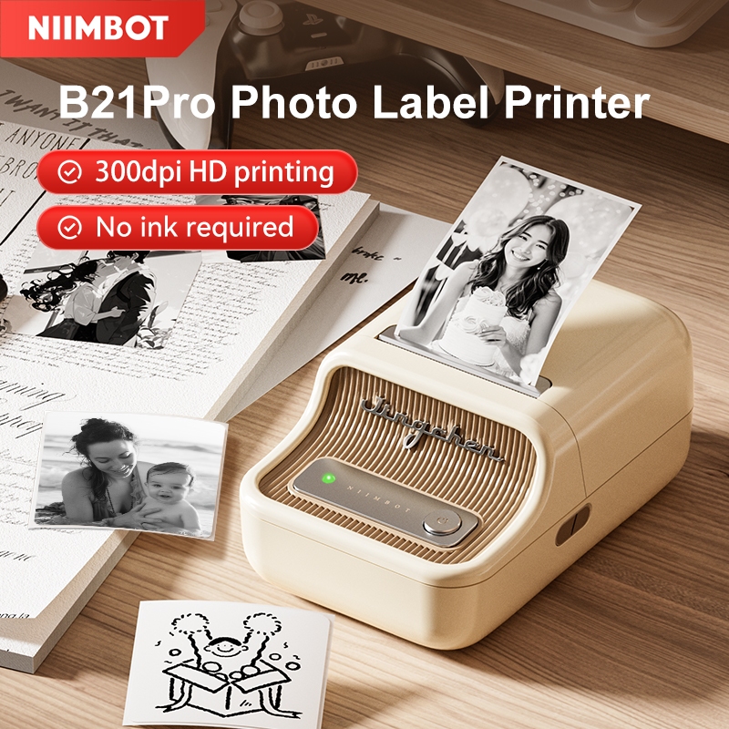 Niimbot B21 Pro Photo Label Printer Smart Bluetooth Label Maker Image ...
