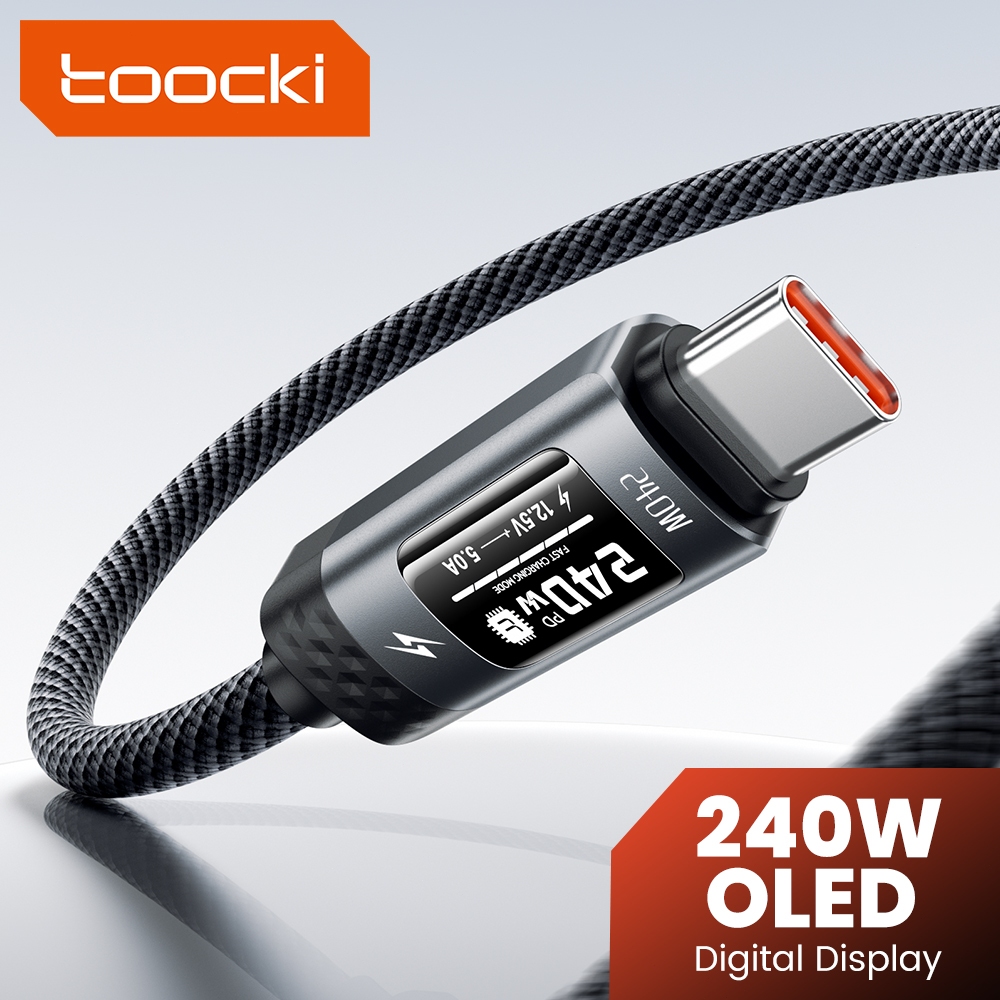 toocki-240w-super-fast-charging-type-c-to-type-c-data-cable-with-smart