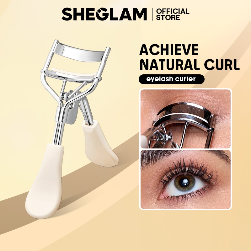 SHEGLAM Made For Me Eyelash Curler Soft Pad Premium Spring Eye Shaped ...