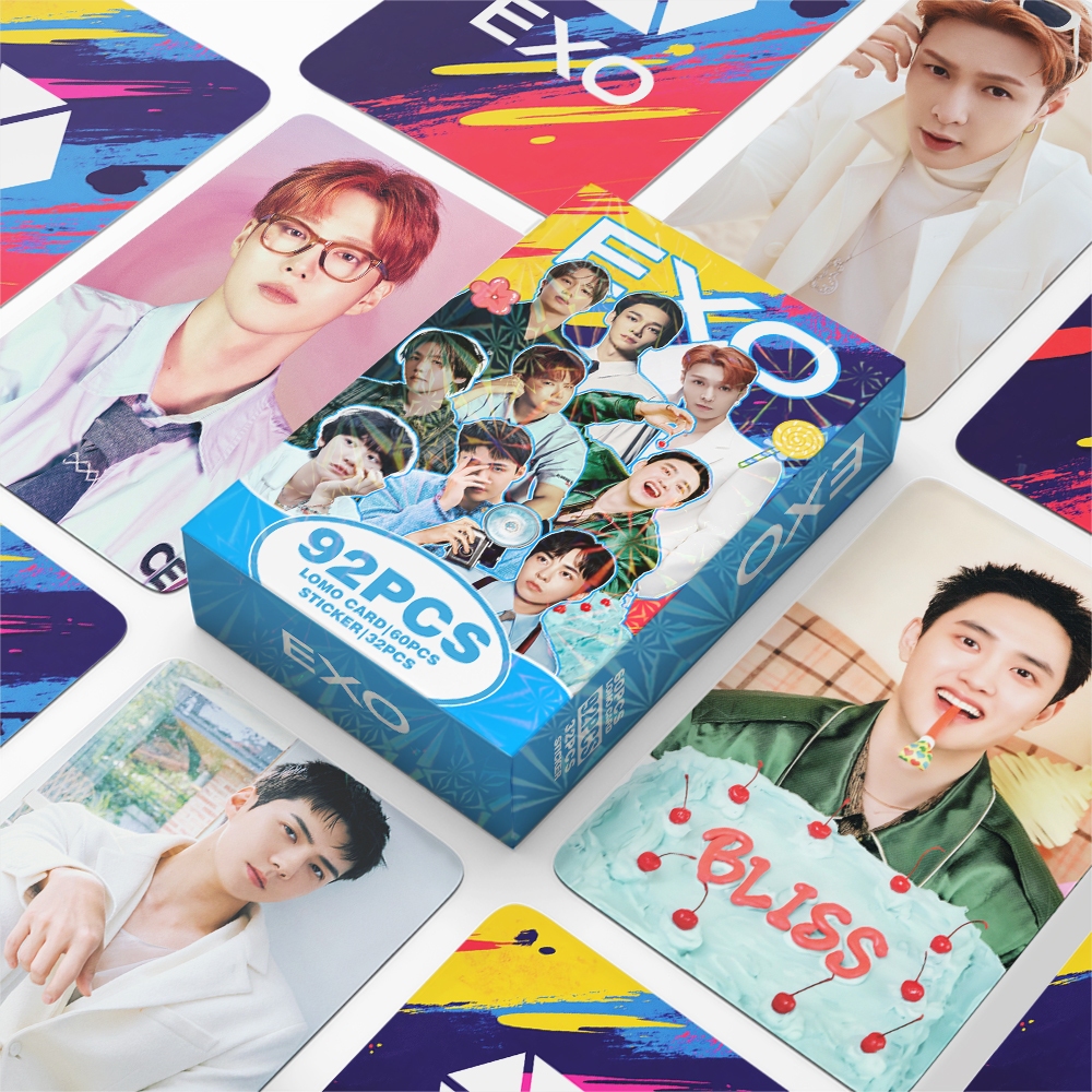 KPOP 92pcs/box EXO Photocards EXO KPOP LOMO Card Collection Card ...
