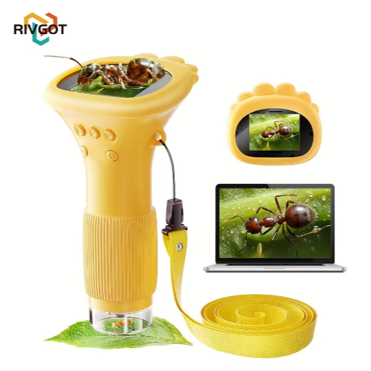 Mini Microscope 1000X With LED Photo And Video Function Kids Science ...