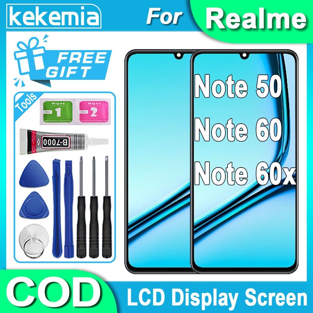 Kekemia Original Realme Note 50 60 60x LCD Display Touch Screen ...
