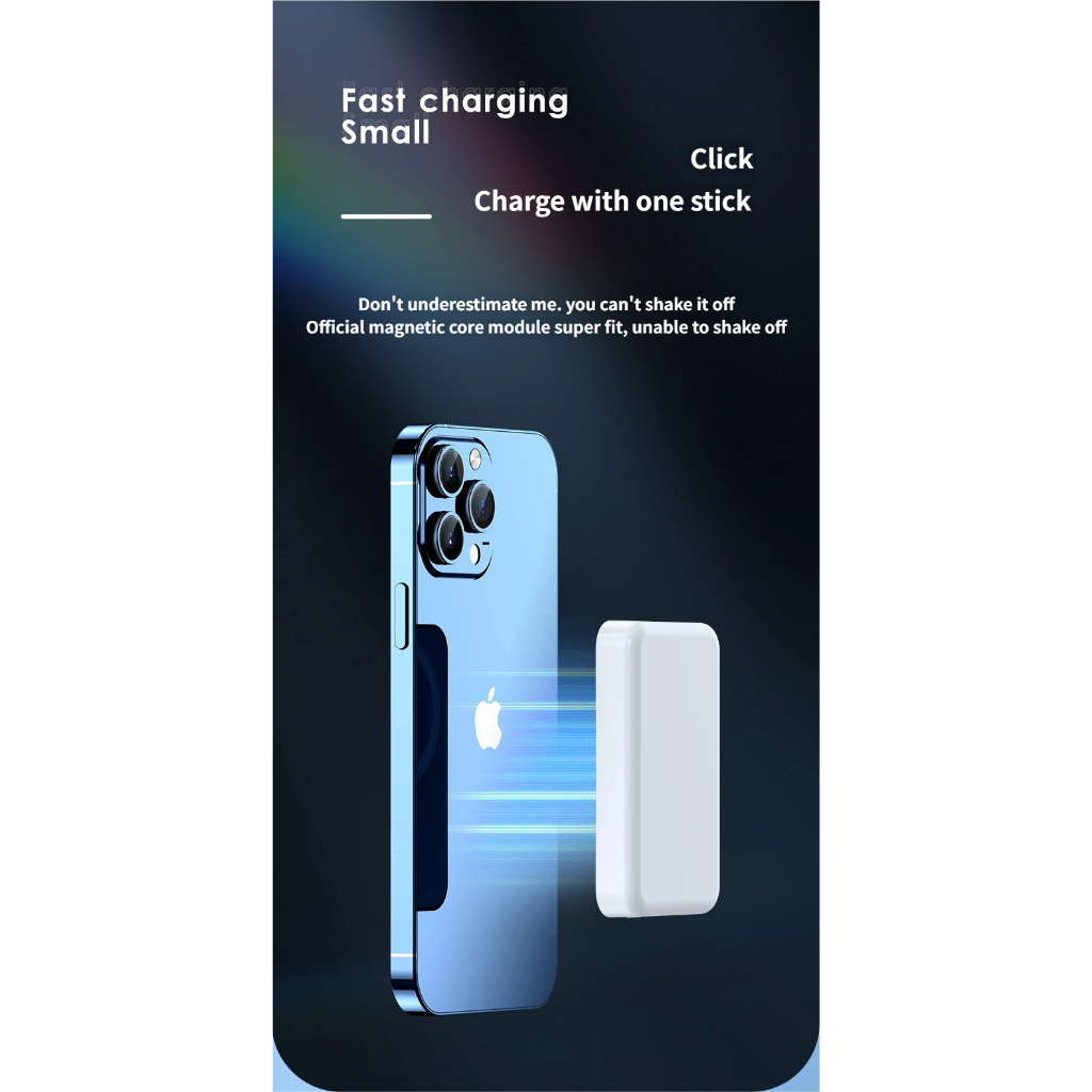 MagSafe Magnetic Power Bank, 20W Fast Charging Ultra-Thin Portable ...