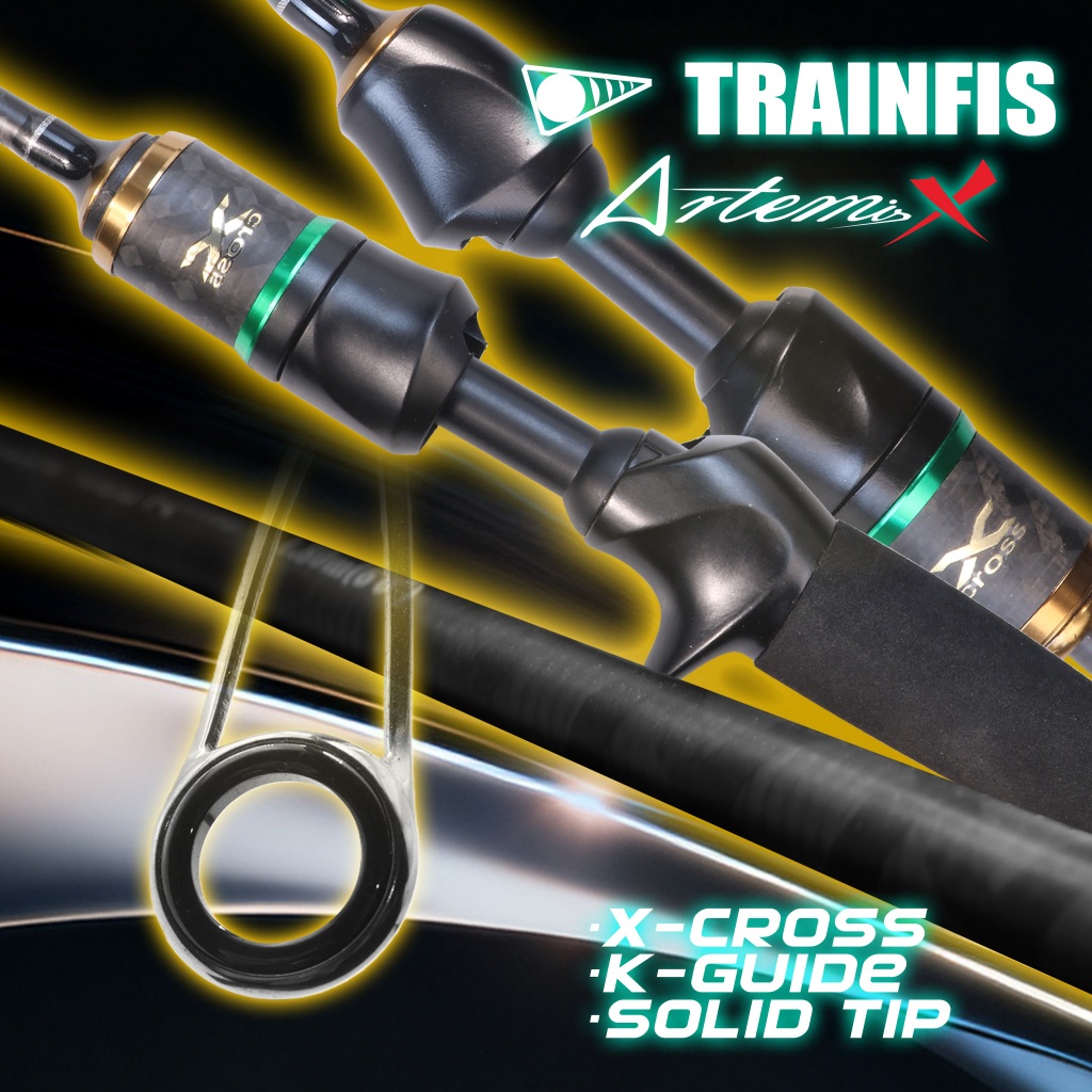 Original ArtemisX 1.68M/1.8M Ultralight Fishing Rod Flexible Solid ...